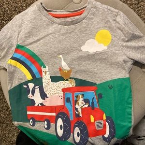 Mini Boden size 7-8 long sleeve shirt. Excellent used condition.